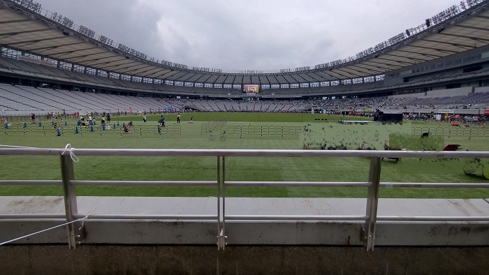 味スタ北サイドスタンドからの見え方