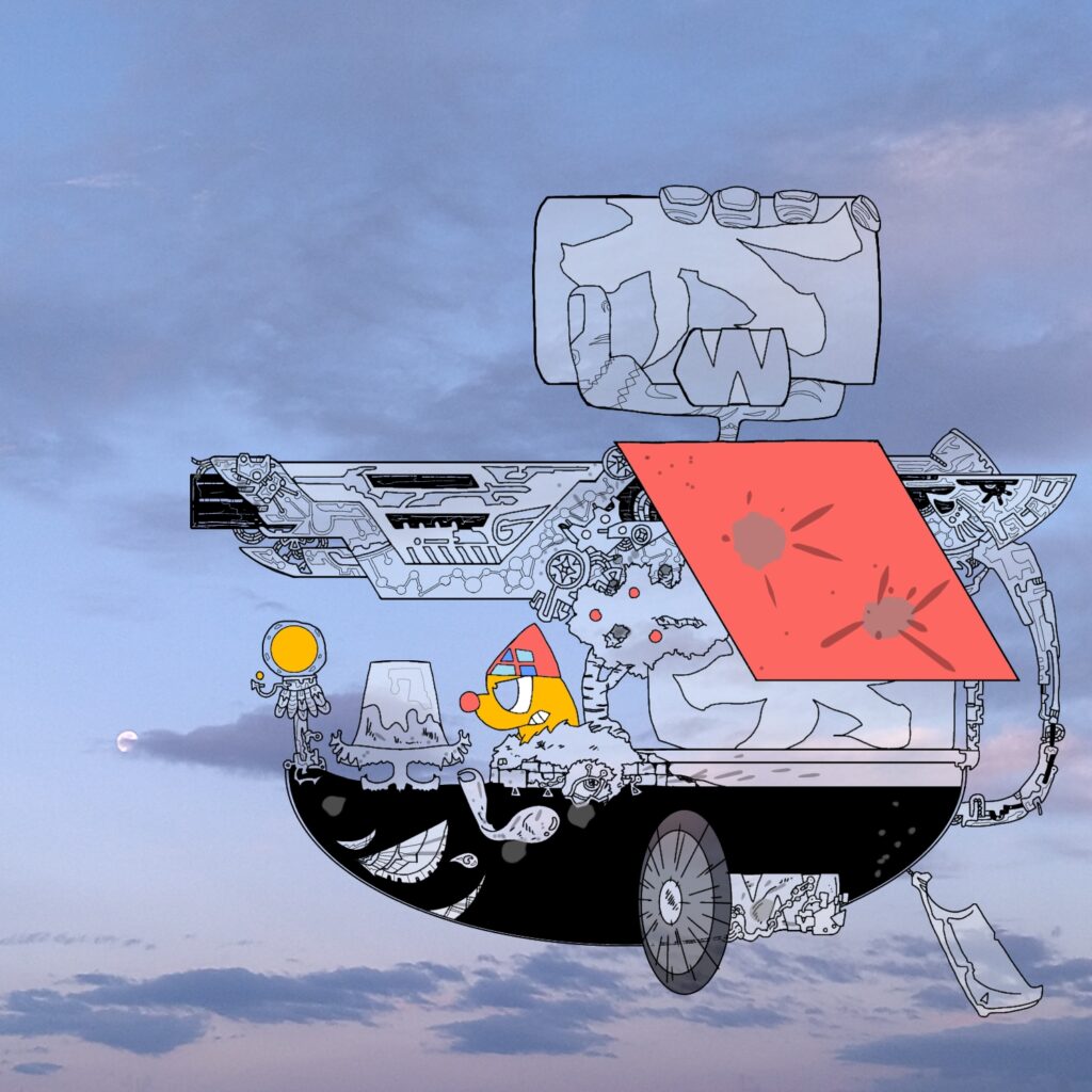 そらいえ号8のオリジナルイラスト画像