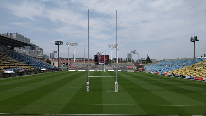 秩父宮南サイドスタンドスタンドからの見え方