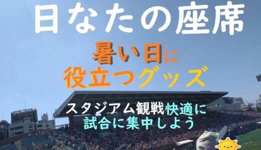 暑い日のスポーツ観戦におすすめするグッズ3選！