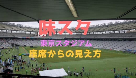 【ラグビー・サッカー観戦】味の素スタジアム座席からの見え方ガイド|体験全席種を写真付きで解説